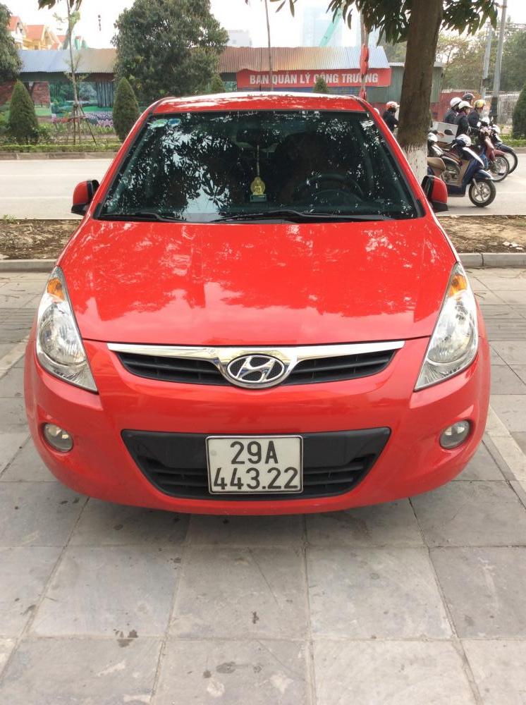 Hyundai i20 2011 - Cần bán Hyundai i20 nhập khẩu, đời 2011, đăng ký tháng 12/2011, màu đỏ, biển đẹp