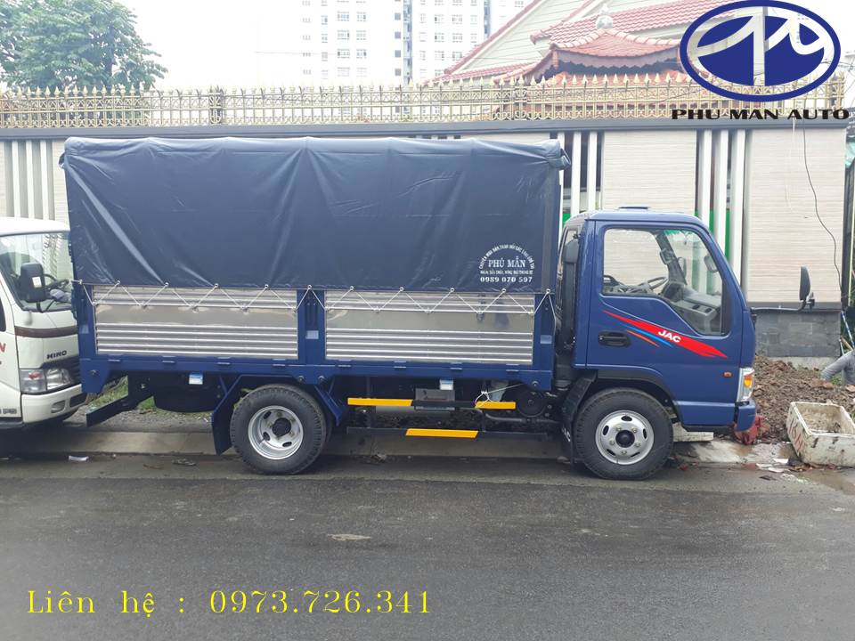 Xe tải 500kg - dưới 1 tấn 2017 - Xe tải nhẹ JAC 2.4 tấn thùng dài 3m7