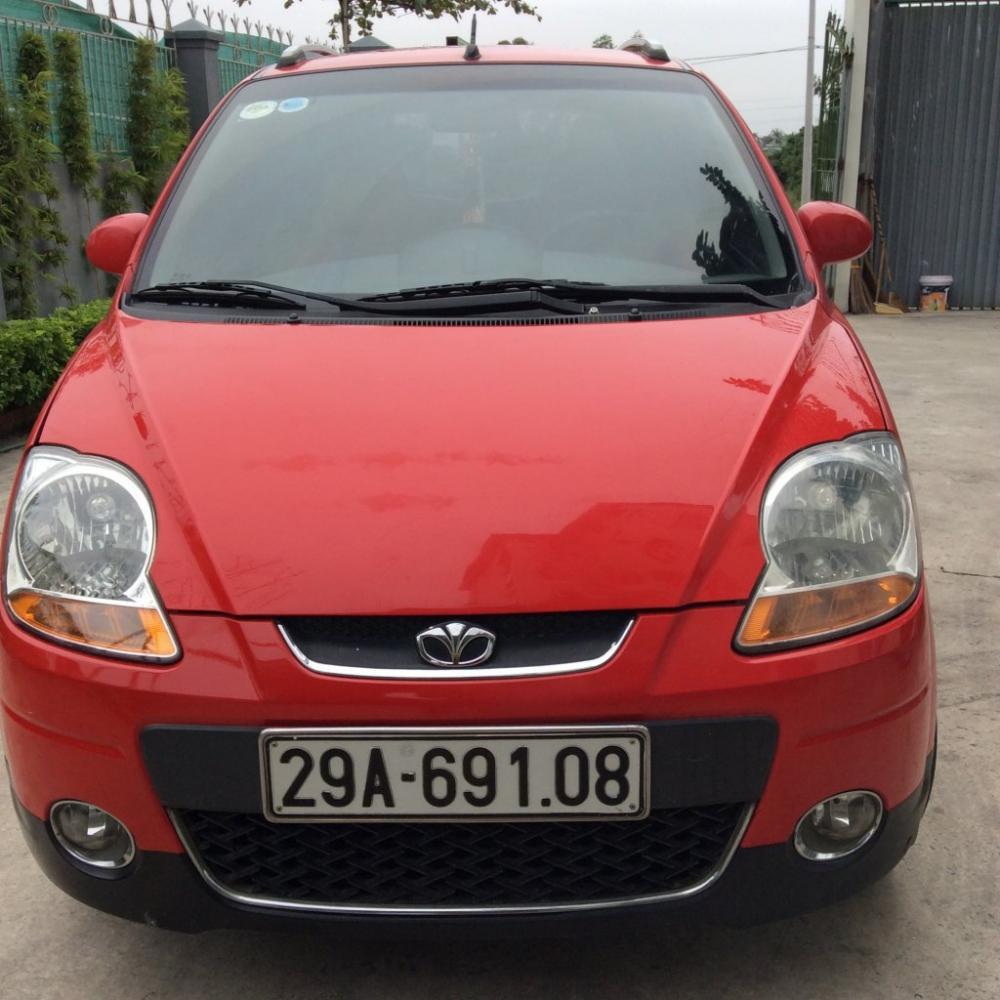 Daewoo Matiz SX 2009 - Bán xe Daewoo Matiz SX sản xuất năm 2009, màu đỏ, nhập khẩu nguyên chiếc