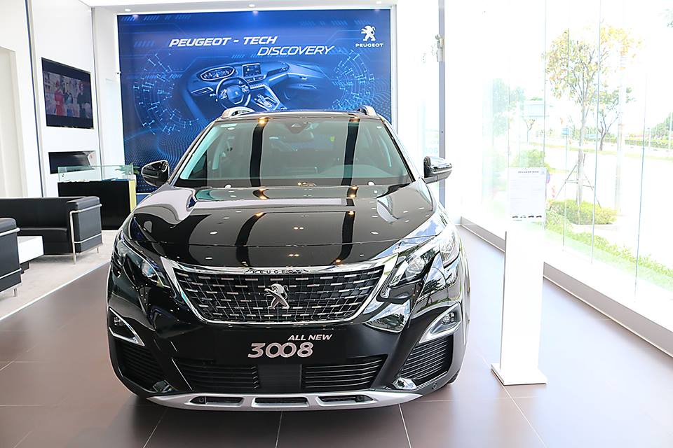 Peugeot 3008 2018 - Peugeot Hải Phòng - Bán xe Peugeot 3008 All New, màu đen, sẵn xe giao ngay, có xe lái thử, tặng bảo hiểm vật chất