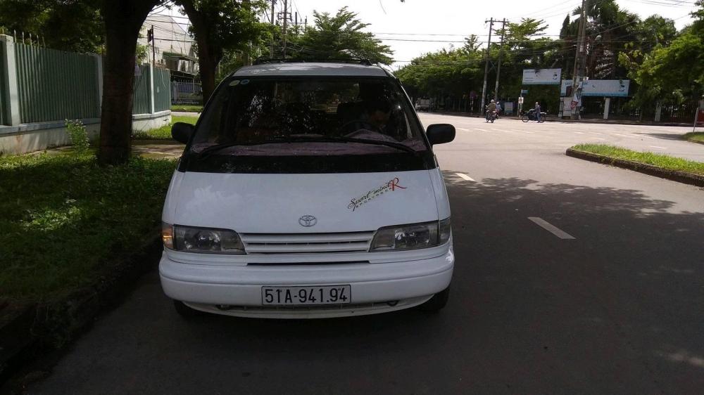 Toyota Previa 2.4LE 1991 - Cần bán xe Toyota Previa 2.4LE sản xuất 1991, màu trắng, nhập khẩu 