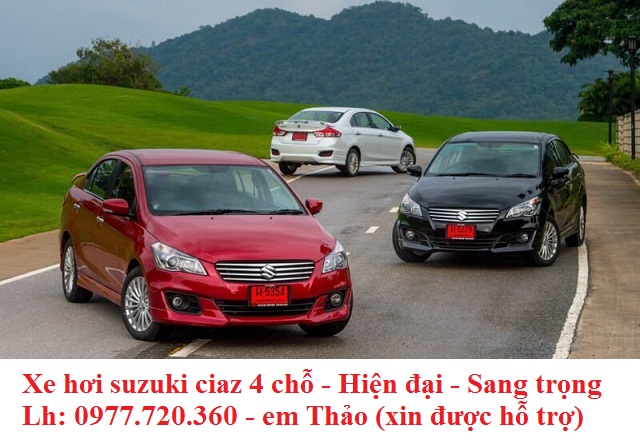 Suzuki Ciaz 2018 - Bán xe Ciaz 5 chỗ / xe Suzuki Ciaz 5 chỗ - xe nhập khẩu Thái Lan