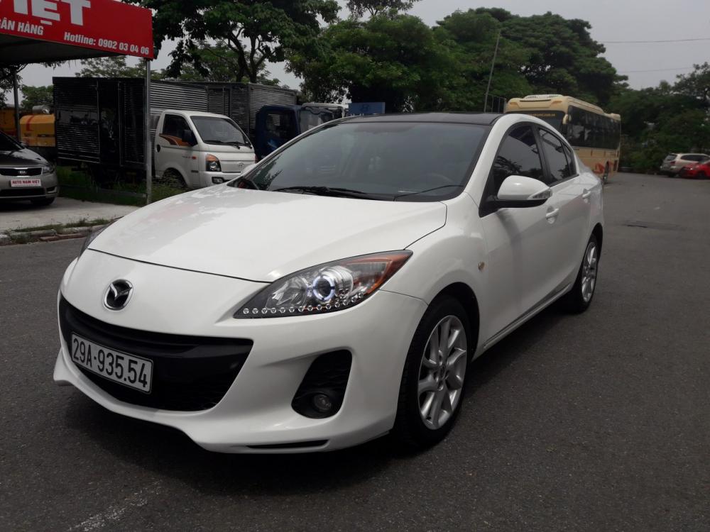 Mazda 3 S 2013 - Bán xe Mazda 3 S 2013, màu trắng, giá tốt