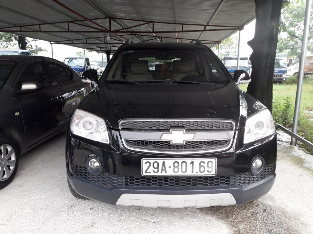 Chevrolet Captiva LT 2008 - Bán xe Chevrolet Captiva LT sản xuất 2008, màu đen, giá tốt