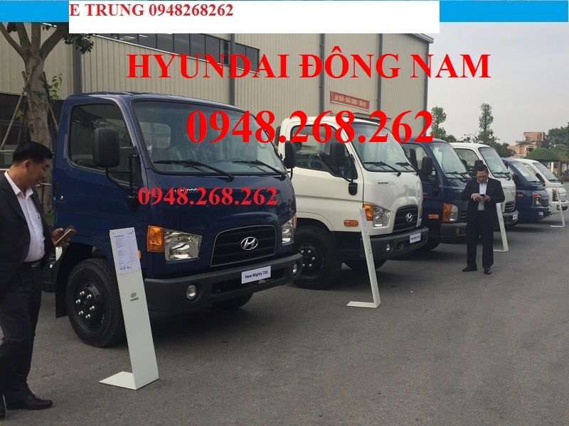 Hyundai Hyundai khác 2018 - Hyundai 75S thùng mui bạt – giá ưu đãi – giao xe ngay