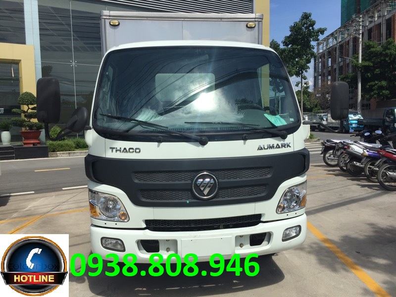 Thaco AUMARK 500A 2016 - Bán xe tải thùng kín 4,9 tấn chạy ngoài TP - giá 387 triệu - LH: 0938.808.946