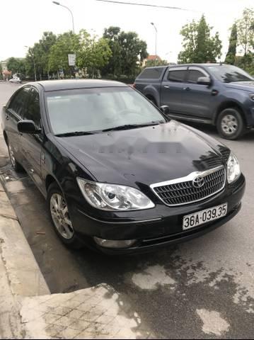 Toyota Camry 2.4G 2005 - Cần bán lại xe Toyota Camry 2.4G đời 2005, màu đen, giá tốt