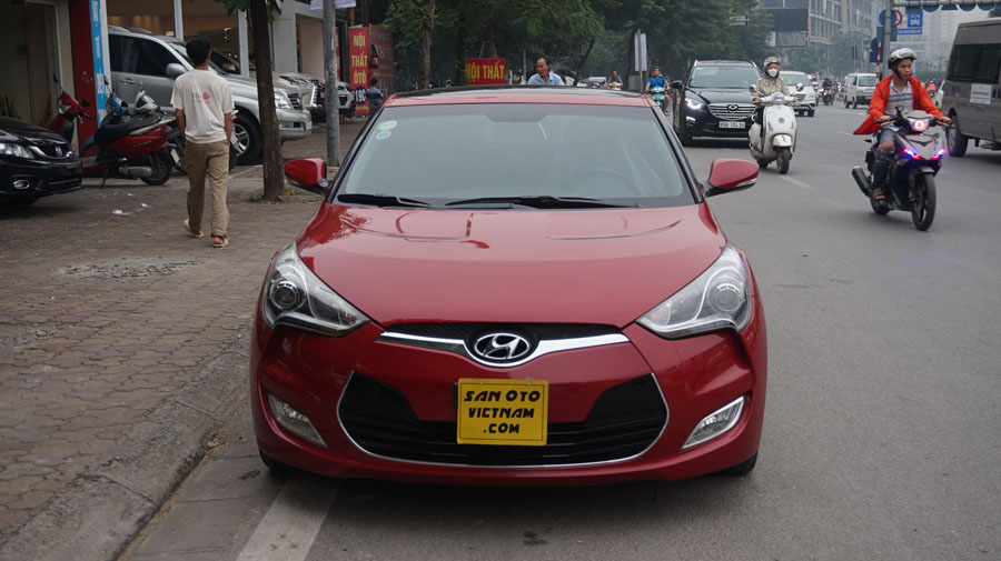 Hyundai Veloster  1.6AT 2014 - Bán xe Hyundai Veloster 1.6AT 2014,biển víp, màu đỏ, nhập khẩu nguyên chiếc