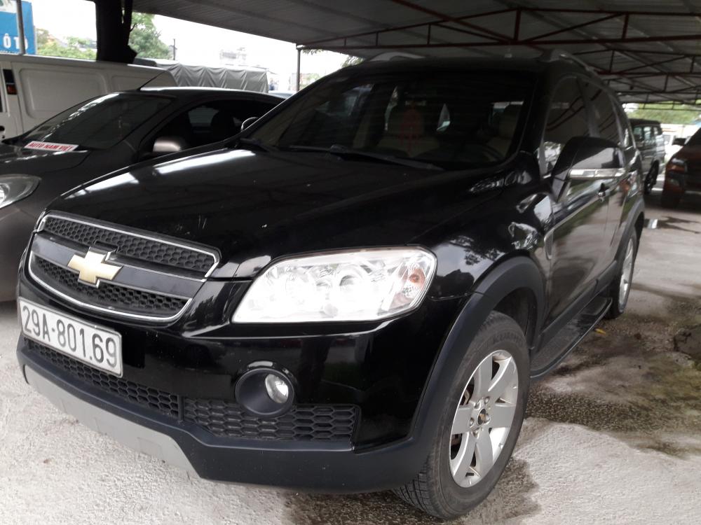 Chevrolet Captiva 2.4 LT 2008 - Bán Chevrolet Captiva 2.4 LT năm 2008, màu đen, giá chỉ 290 triệu