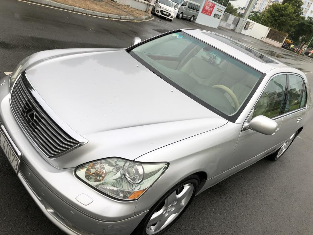 Lexus LS 430 2006 - Lexus LS430 nhập 2006 hàng full cao cấp nhất đủ đồ chơi, màu bạc số tự động 8 cấp