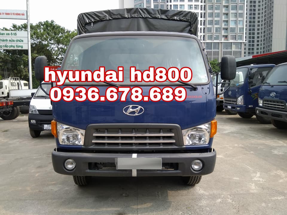 Xe tải Hyundai HD800 giá rẻ nhất, hỗ trợ trả góp