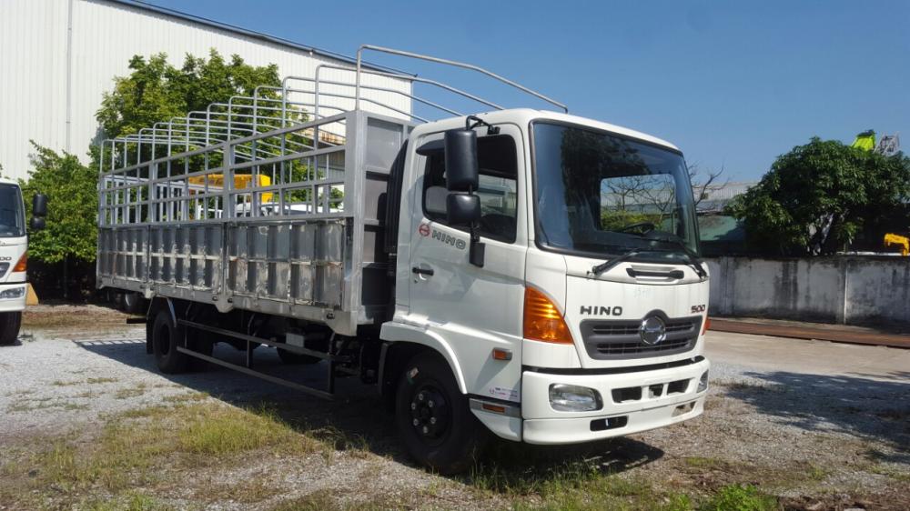 Hino 500 Series   2018 - Bán xe Hino 6.4 tấn thùng mui bạt 6,7 m