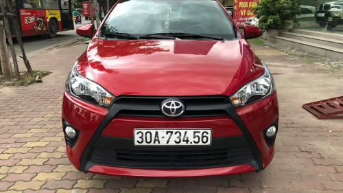 Toyota Yaris  1.6 AT  2015 - Cần bán gấp Toyota Yaris 1.6 AT sản xuất năm 2015, màu đỏ