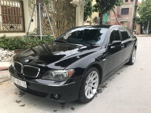 BMW 7 Series 750Li 2006 - Cần bán xe BMW 750Li năm sản xuất 2006, màu đen, nhập khẩu nguyên chiếc, 590tr