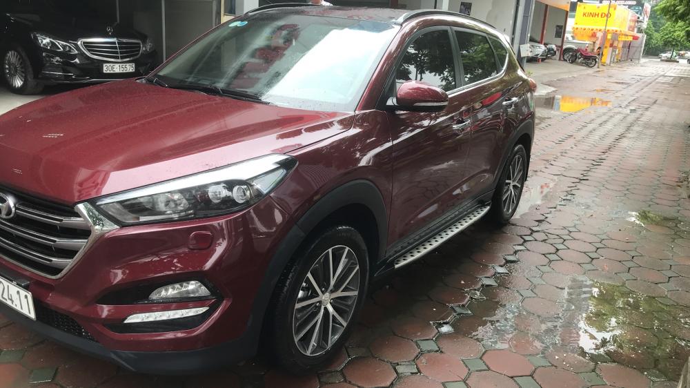 Hyundai Tucson 2.0   2016 - Bán xe Hyundai Tucson năm 2016 màu đỏ, giá tốt, xe nhập, biển Hà Nội