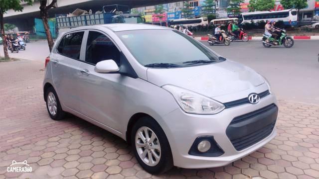 Hyundai Grand i10 1.2  MT 2016 - Cần bán Hyundai Grand i10 1.2  MT đời 2016, màu bạc, nhập khẩu nguyên chiếc