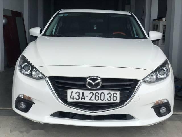 Mazda 3   2017 - Cần bán lại xe Mazda 3 2017, màu trắng, 615 triệu