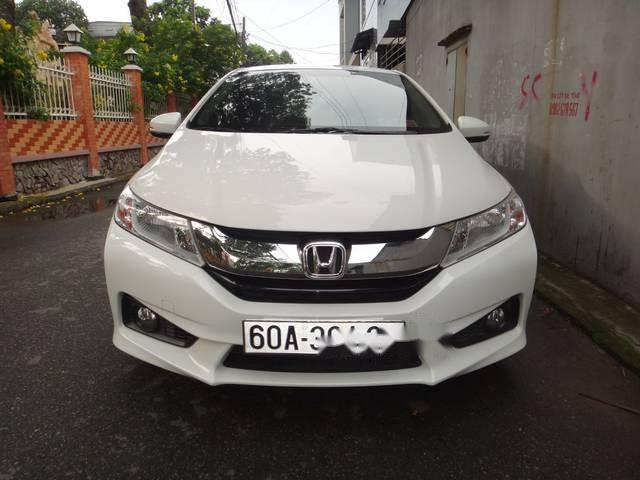 Honda City  1.5 CVT TOP  2016 - Bán xe Honda City 1.5 CVT TOP năm 2016, màu trắng số tự động