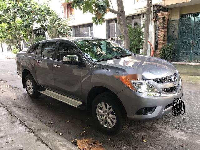 Mazda BT 50   2015 - Bán Mazda BT 50 đời 2015, màu xám số tự động