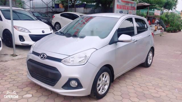 Hyundai Grand i10 1.2  MT 2016 - Cần bán Hyundai Grand i10 1.2  MT đời 2016, màu bạc, nhập khẩu nguyên chiếc