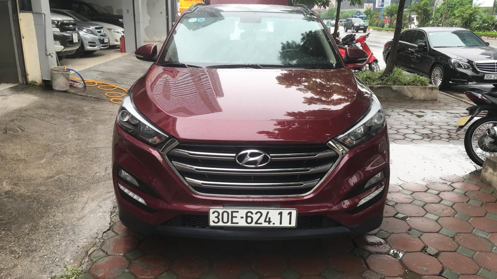 Hyundai Tucson 2.0   2016 - Bán xe Hyundai Tucson năm 2016 màu đỏ, giá tốt, xe nhập, biển Hà Nội