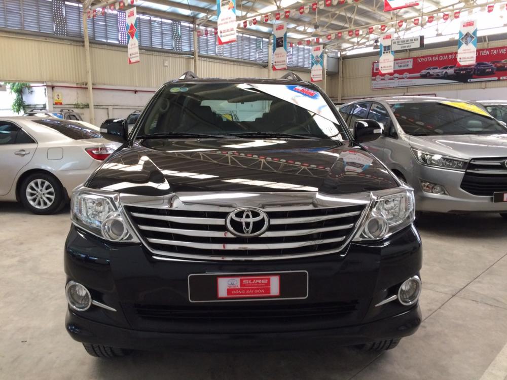 Toyota Fortuner 2.7V 4x2 2015 - Cần bán Toyota Fortuner 2.7V 4x2 đời 2015, màu đen