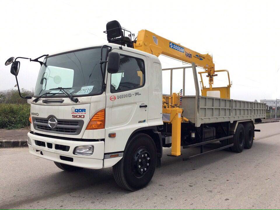 Hino 500 Series Mới   FL Gắn Cẩu 2018 - Xe Mới Hino 500 Series FL Gắn Cẩu 2018