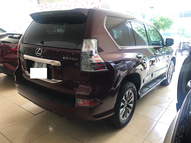 Lexus GX460 2015 - Bán Le xu GX460 Luxury xe sản xuất 2015 đăng ký 2015 chính chủ từ đầu, màu đỏ mận