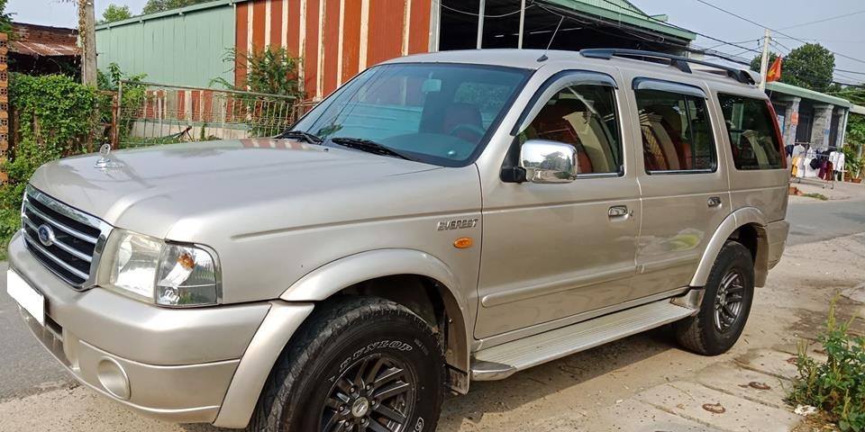 Ford Everest G 2006 - Mình bán gấp xe Everest 2006, máy dầu, màu hồng phấn, số sàn rất đẹp