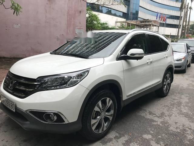 Honda CR V   2.4 AT 2014 - Cần bán gấp Honda CR V 2.4 AT năm sản xuất 2014, màu trắng chính chủ