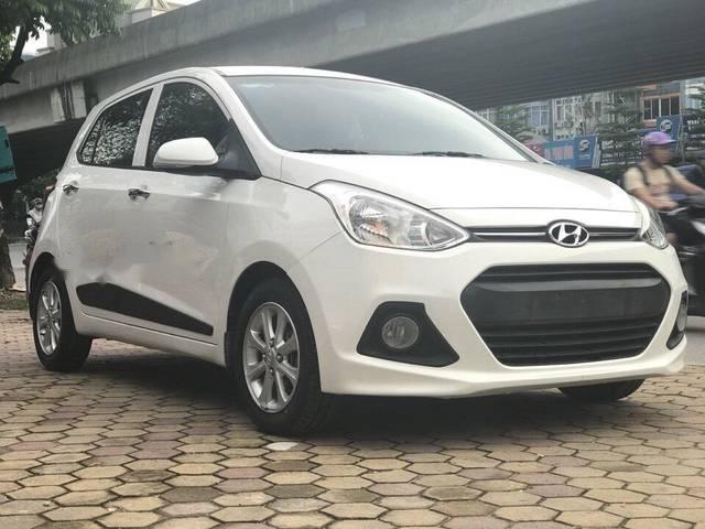 Hyundai Grand i10  1.2 2016 - Bán Hyundai Grand i10 năm sản xuất 2016, màu trắng số tự động