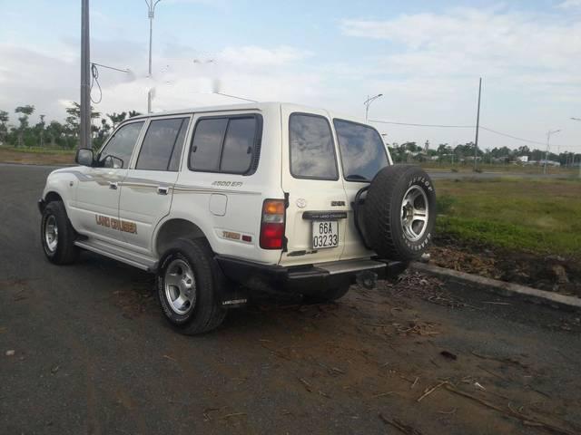 Toyota Land Cruiser  MT 1991 - Bán Toyota Land Cruiser MT sản xuất 1991, màu trắng, nhập khẩu, Đk 1993