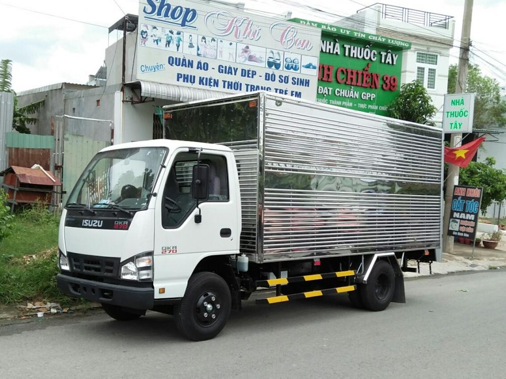 Isuzu QKR 2018 - Xe tải Isuzu 1T99, thùng dài 4m3, trả góp lãi suất thấp