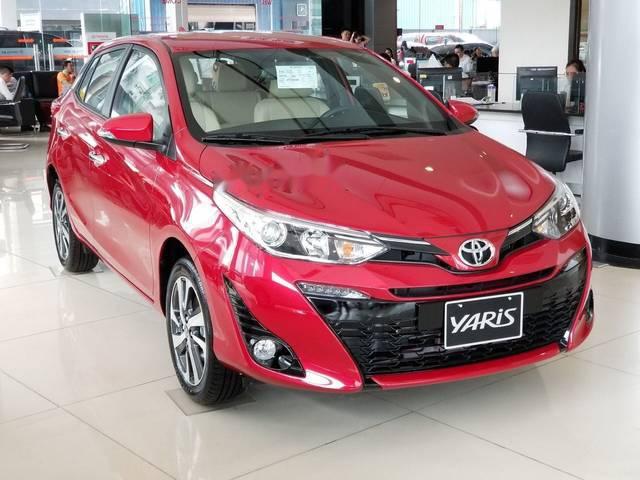 Toyota Yaris  1.5G  2018 - Bán ô tô Toyota Yaris sản xuất năm 2018, màu đỏ, nhập khẩu