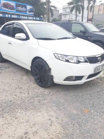 Kia Forte   2012 - Cần bán Kia Forte 2012, màu trắng số sàn