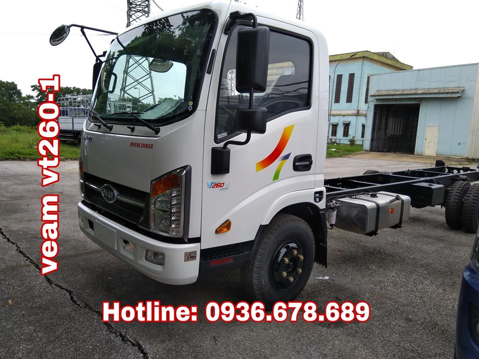 Veam VT260 2018 - Bán xe tải Veam Vt260-1 thùng dài 6m, tải 1t9, động cơ Isuzu