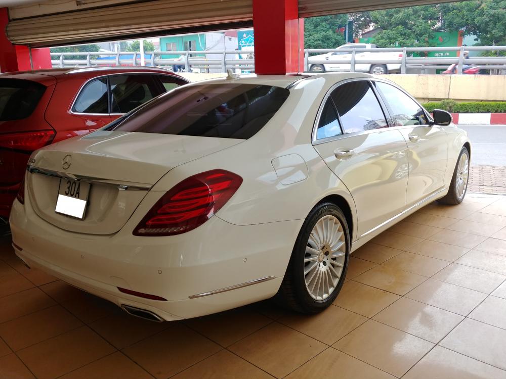 Mercedes-Benz S class S500L 2014 - Bán Mercedes S500L đời 2015, màu trắng 1 chủ