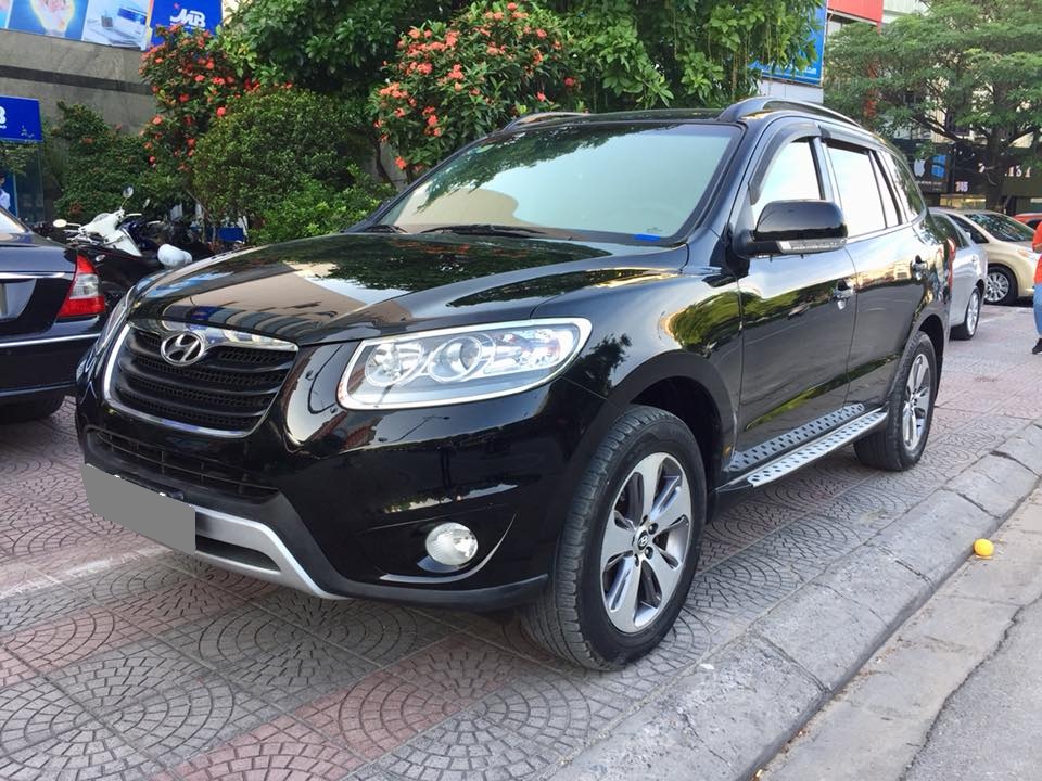 Hyundai Santa Fe SLX Premium 2.0 2WD AT 2012 - Bán nhanh xe Hyundai Santafe 2012 at full dầu, màu đen, xe cực đẹp