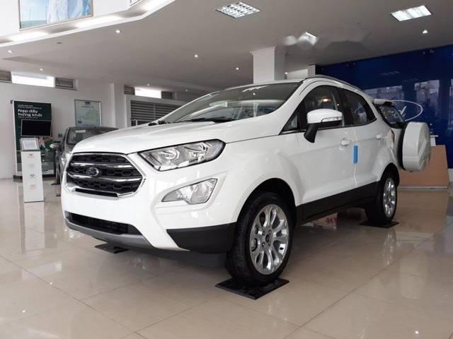 Ford EcoSport Titanium 1.5AT 2018 - Cần bán xe Ford EcoSport Titanium 1.5AT đời 2018, màu trắng