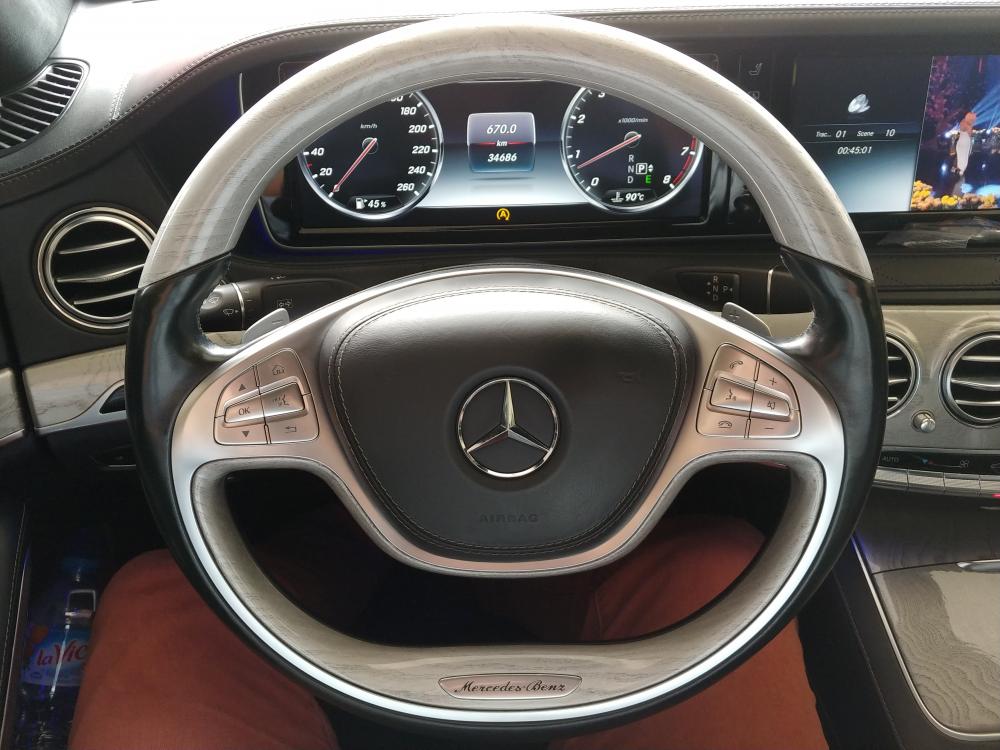 Mercedes-Benz S class S500L 2014 - Bán Mercedes S500L đời 2015, màu trắng 1 chủ