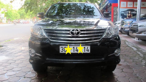 Toyota Fortuner   2.7V AT  2015 - Bán xe Toyota Fortuner 2.7V AT đời 2015, màu đen 