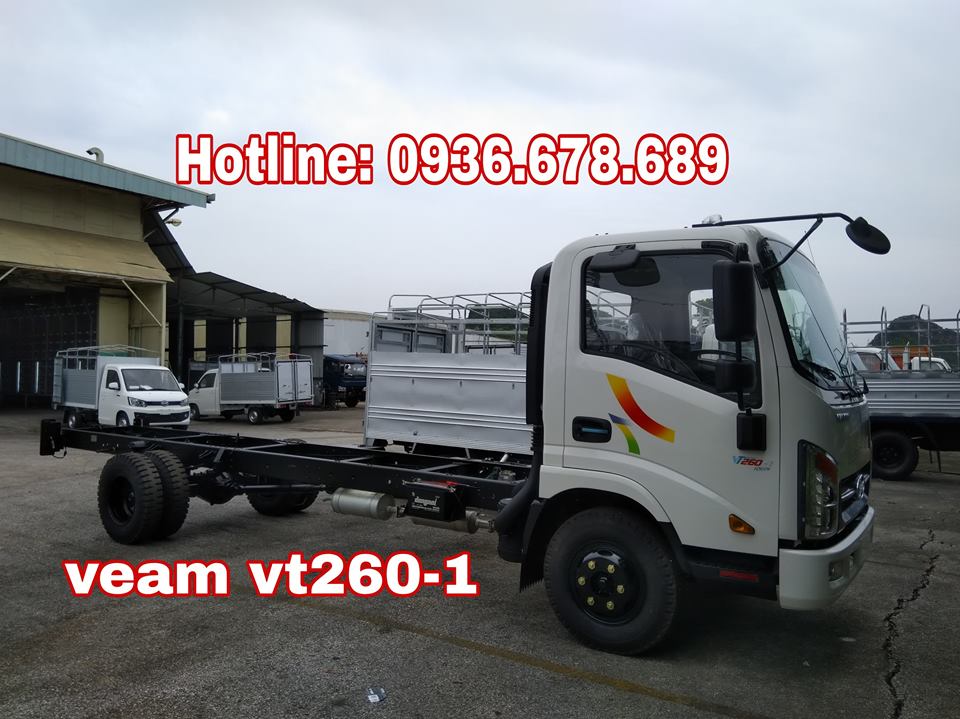 Veam VT260 2018 - Bán xe tải Veam Vt260-1 thùng dài 6m, tải 1t9, động cơ Isuzu