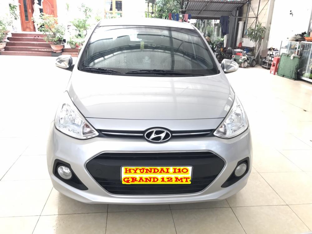 Hyundai Grand i10 Grand 1.2 MT 2016 - Cần bán Hyundai i10 Grand 1.2 MT đời 2016, màu bạc, nhập khẩu, giá 360 triệu