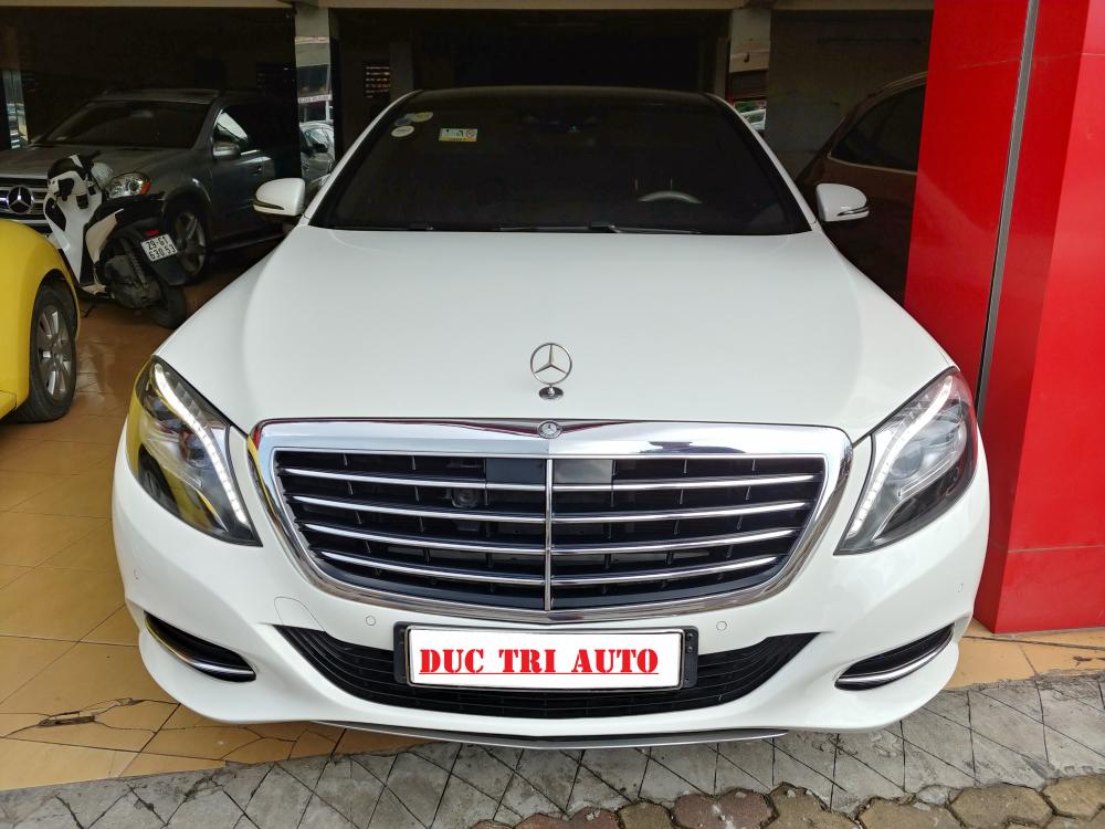 Mercedes-Benz S class S500L 2014 - Bán Mercedes S500L đời 2015, màu trắng 1 chủ