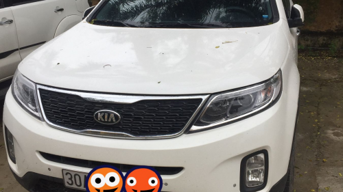 Kia Sorento   2.4 AT  2015 - Bán ô tô Kia Sorento 2.4 AT đời 2015, màu trắng