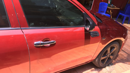 Mazda 2  1.6 AT  2005 - Bán Mazda 2 1.6 AT đời 2005, màu đỏ