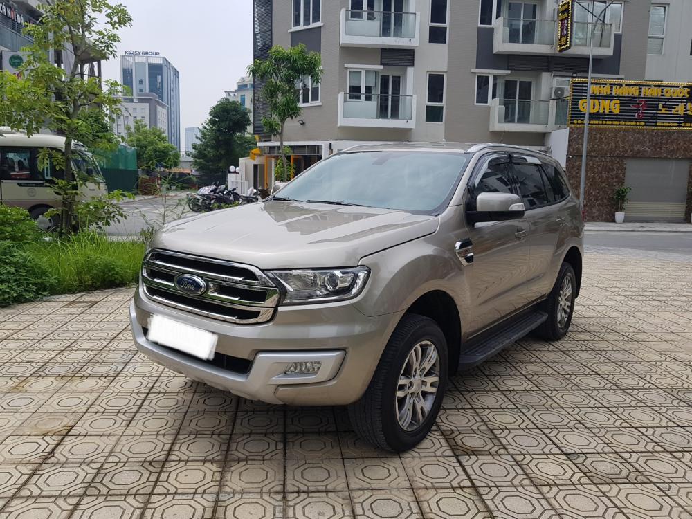 Ford Everest Trend 2.2L 4X2 AT 2016 - Bán Ford Everest Trend 2.2L 4X2 AT sản xuất 2016, màu ghi vàng, xe nhập