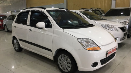 Chevrolet Spark  0.8MT 2009 - Bán Chevrolet Spark 0.8MT 2009, màu trắng