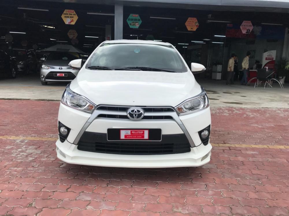 Toyota Yaris G 2017 - Bán xe Toyota Yaris G đời 2017, màu trắng, nhập khẩu nguyên chiếc