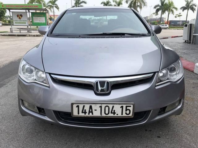 Honda Civic   2008 - Bán Honda Civic 2008, màu bạc, số sàn